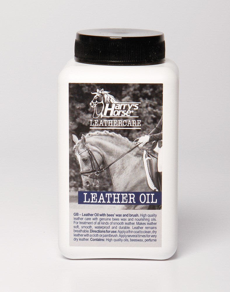 Harry Horse lederolie met bijenwas en kwast