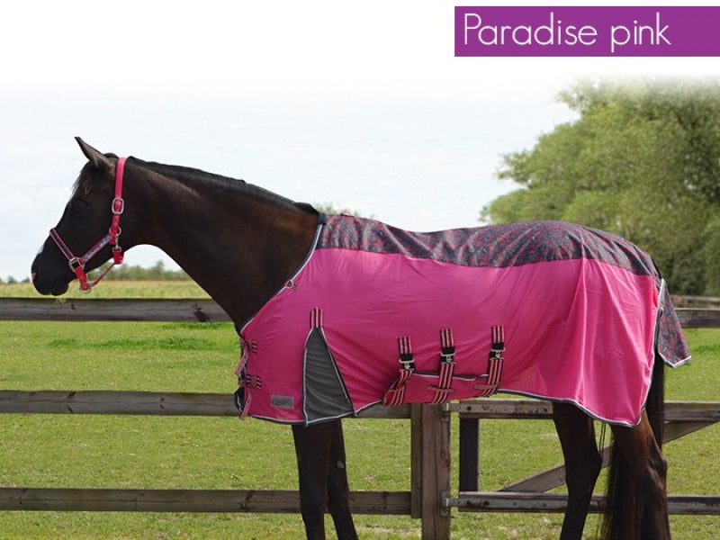 Deken vliegen Combie met waterdichte bovenkant paradise Pink QHP
