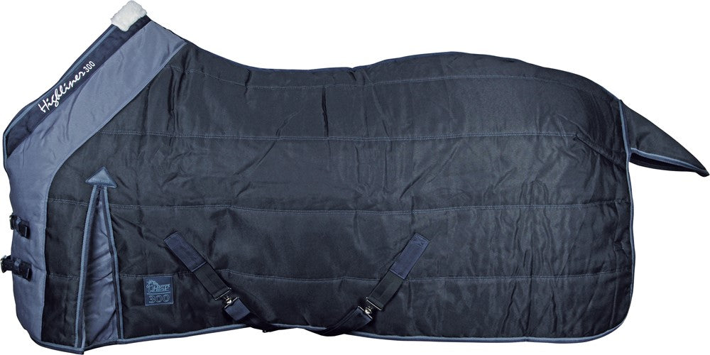 Couverture d'écurie Highliner 300 grammes indigo d'ambiance