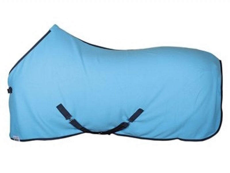 Trendy fleecedeken turquoise