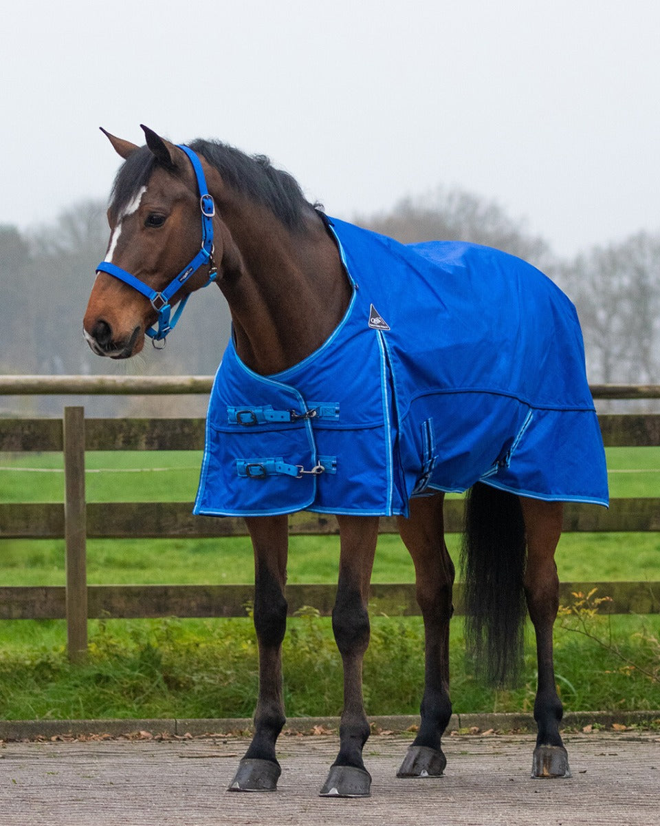 Regendeken luxe 0 gram Met fleece voering Splash paardendeken
