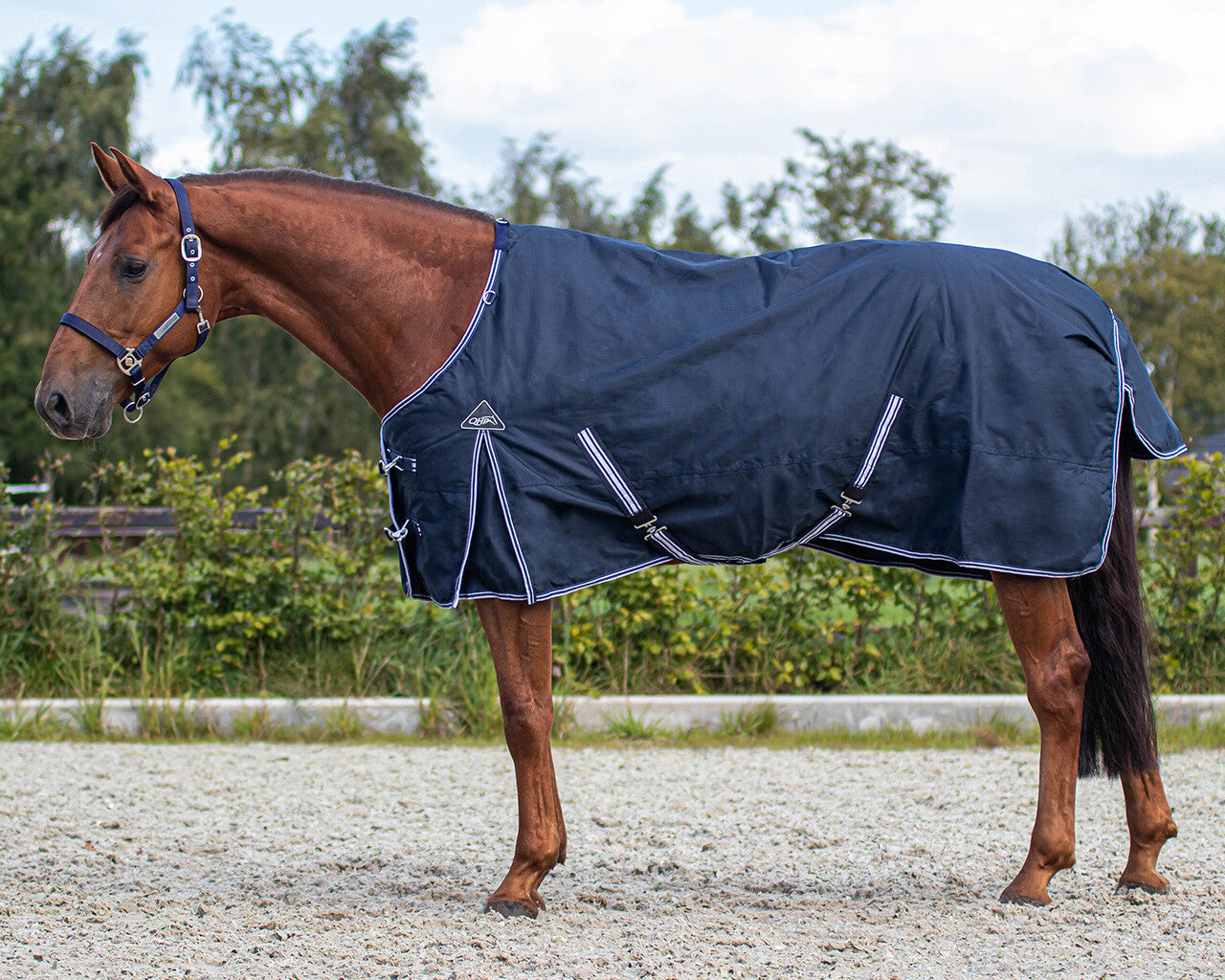 Regendeken de luxe 0 gram blauw/navy