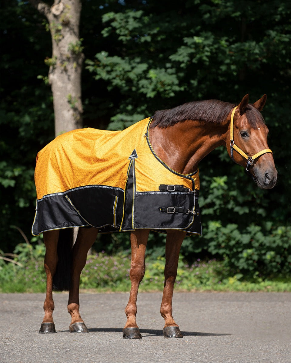Regendeken turnout de luxe met fleecevoering Sunflower