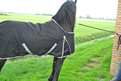 Regendeken 0 gram XL paardendeken, speciaal voor bredere paarden