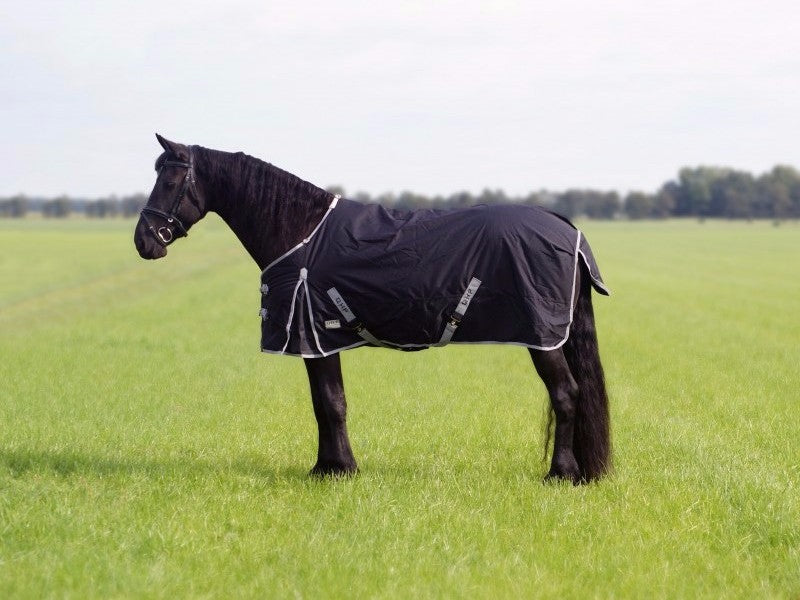 Regendeken  0 gram XL speciaal voor bredere paarden