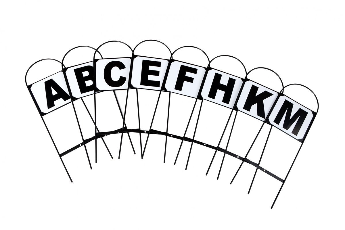 Manegeletters insteek 8st.