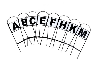 Manegeletters insteek 8st.