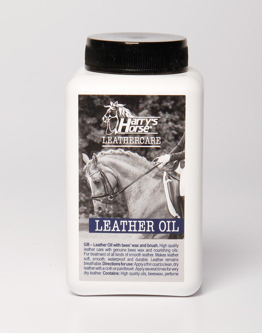 Harry Horse lederolie met bijenwas en kwast   