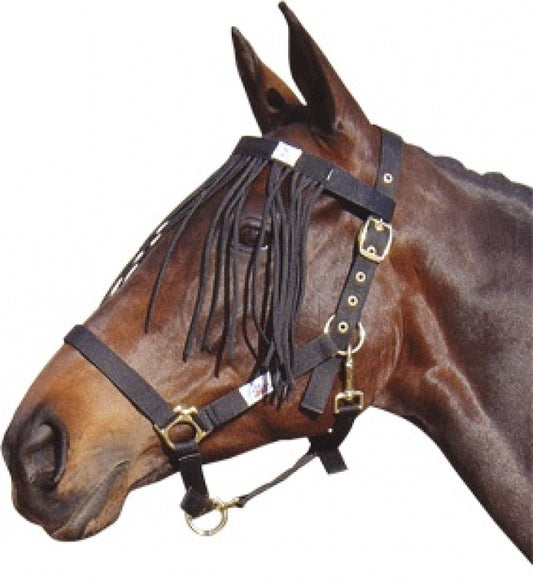 Vliegenfrontriem zwart  