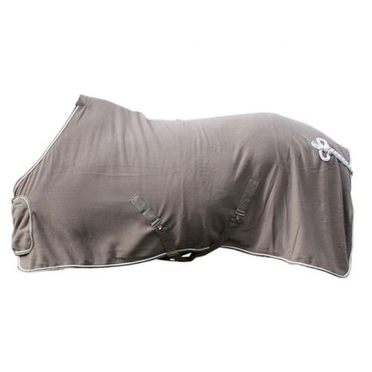 Luxe fleecedeken voorzien van chique sierkoord en ornament en voor flap