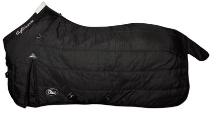 Couverture d'écurie Highliner Combo 300 noire Iris pour chevaux
