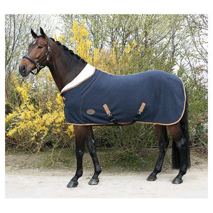Harry Horse deken teddyfleece navy 