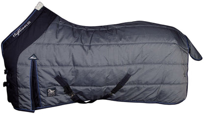 Couverture d'écurie Highliner 300 grammes, coloris marine chiné