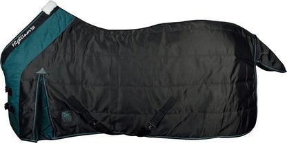 Couverture d'écurie Highliner 300 grammes Noir/vert