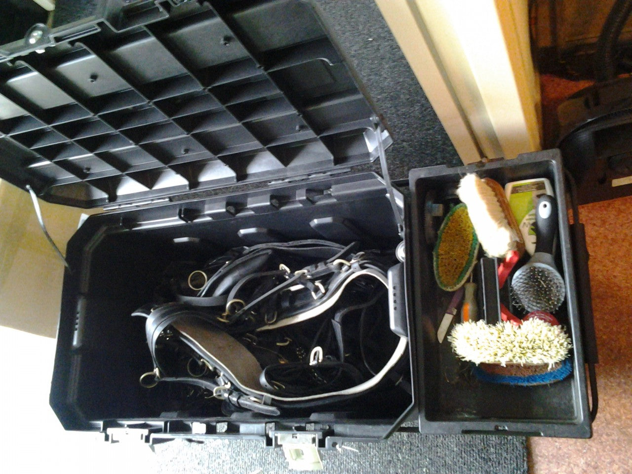 Zadel/tuig wagen op wielen 240L