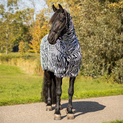 Couverture anti-eczéma spécialement conçue pour les chevaux frisons.