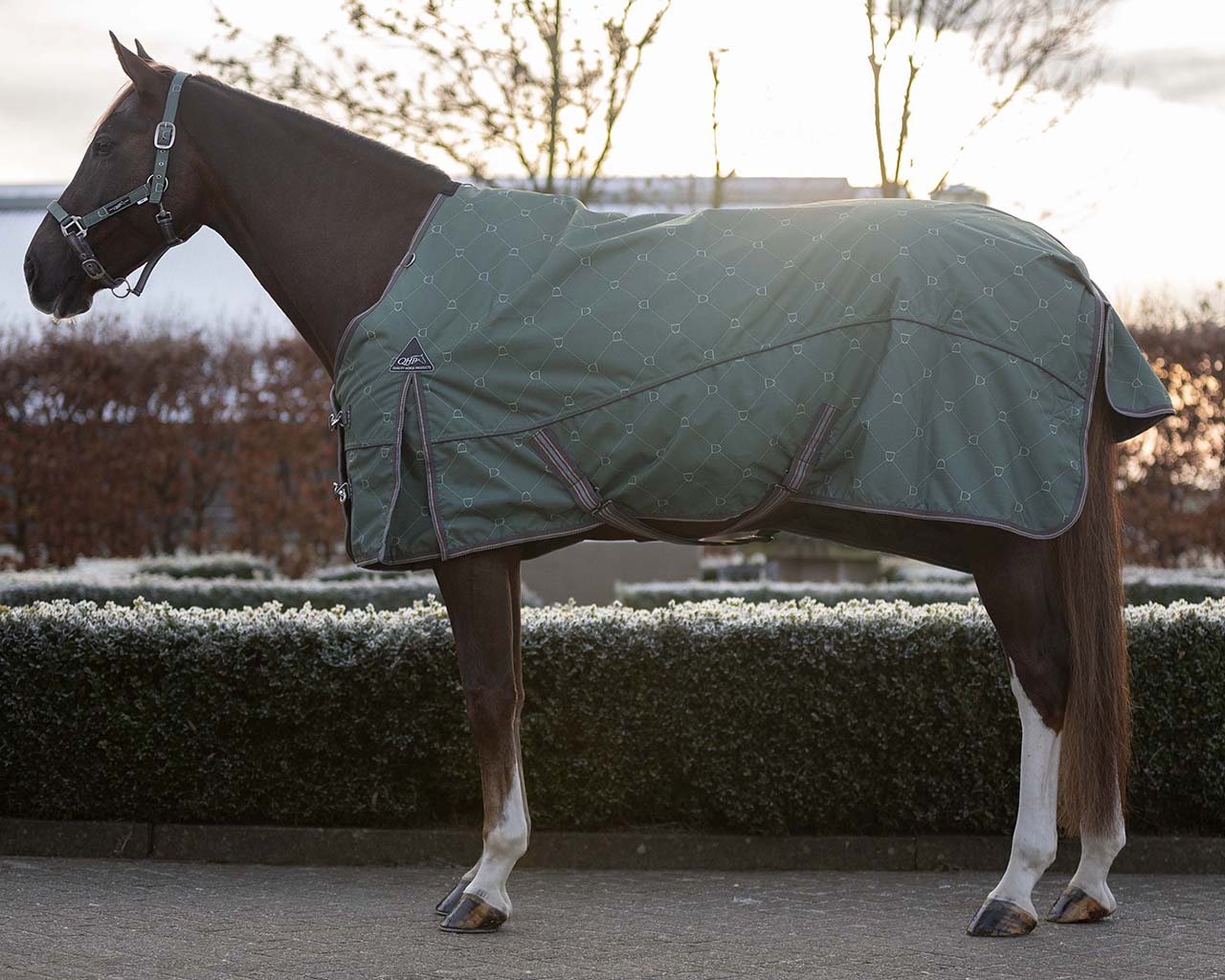 Regendeken 0 gram met fleece voering Stirrup