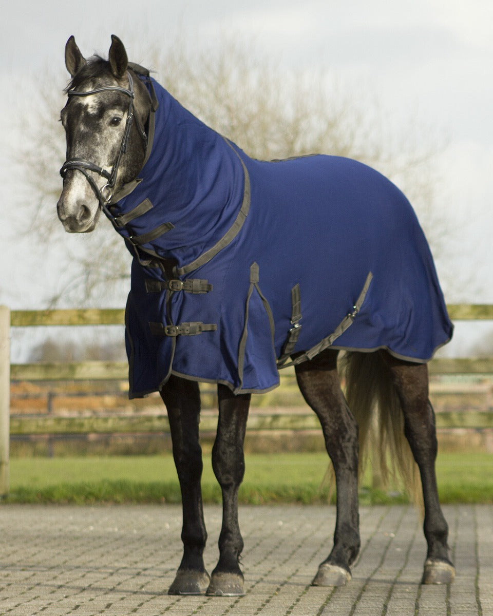 Quick dry cooler met hals Navy
