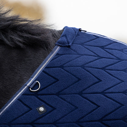 Fleecedeken Embossed met afneembare hals