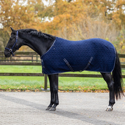 Fleecedeken Embossed met afneembare hals