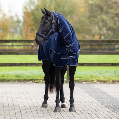 Fleecedeken Embossed met afneembare hals
