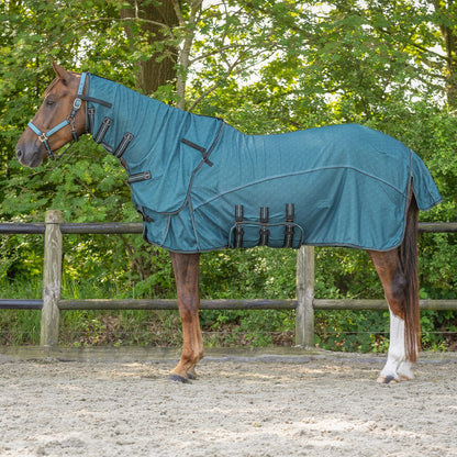 Fleandekken hals en hoed Ocean Breeze