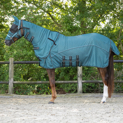 Fleandekken hals en hoed Ocean Breeze