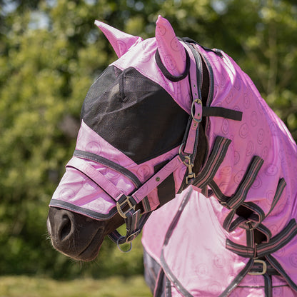 Vliegendeken collection nek+hoed Cheery pink