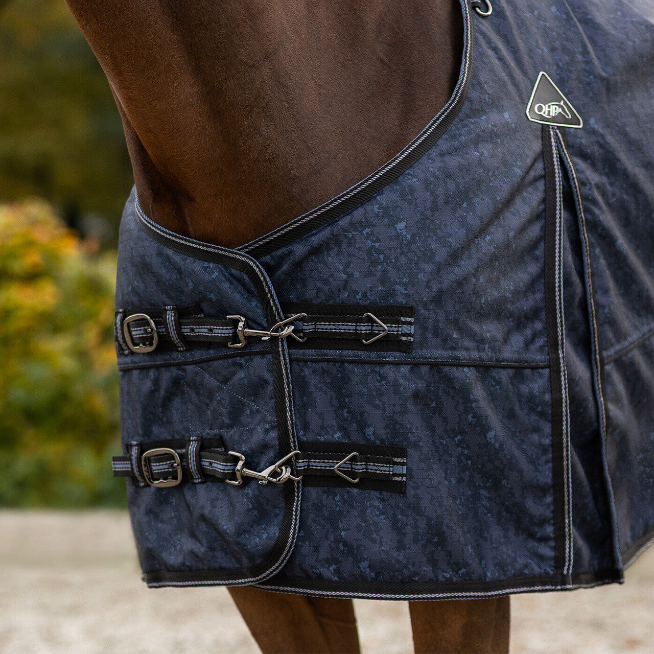Regendeken 1200D turnout collection 150gr afneembare hals Cloud Dancer