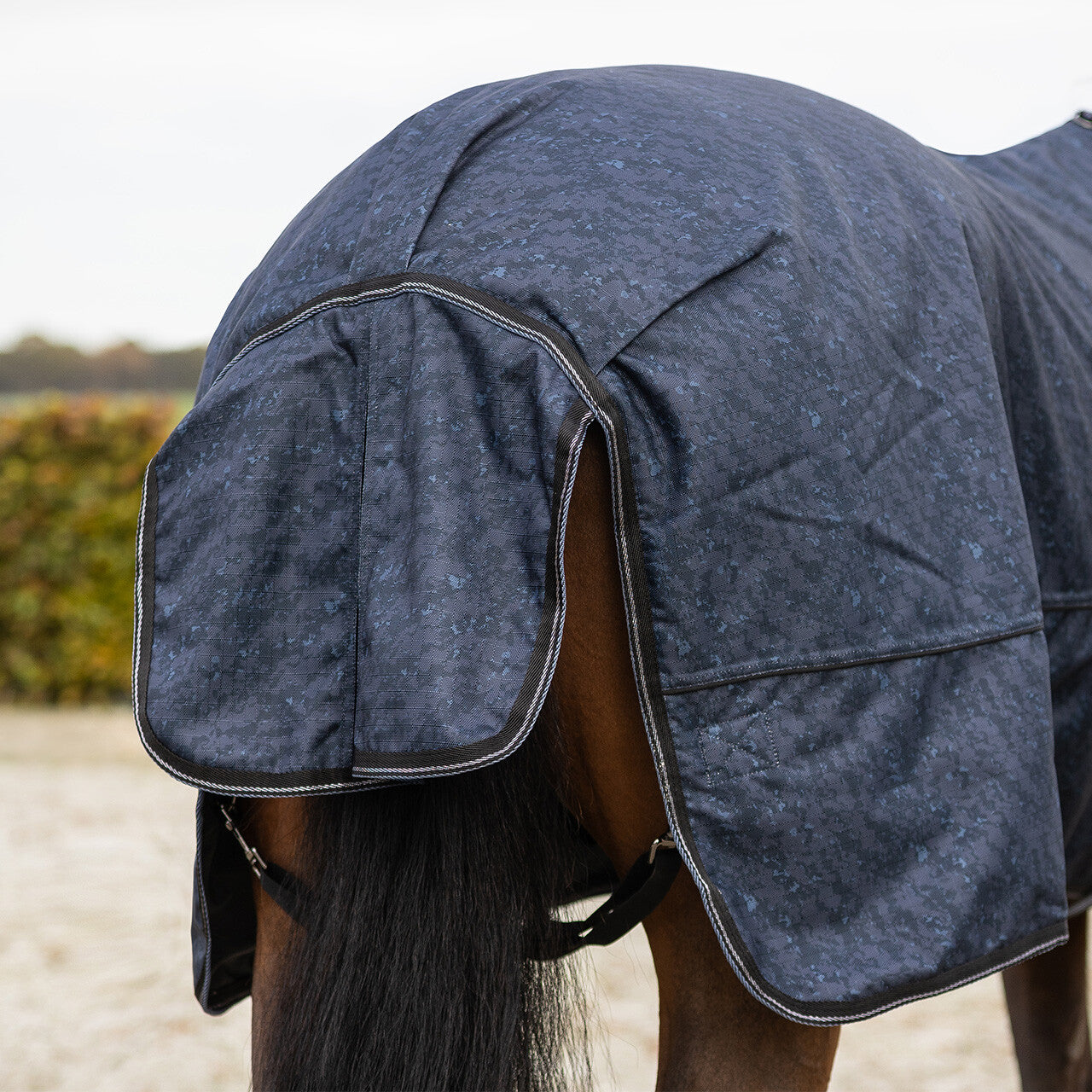 Regendeken 1200D turnout collection 150gr afneembare hals Cloud Dancer
