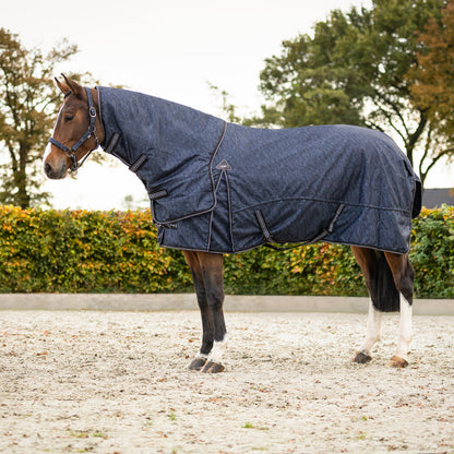 Regendeken 1200D turnout collection 150gr afneembare hals Cloud Dancer