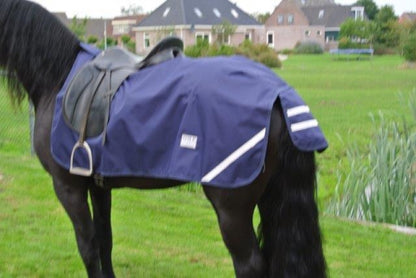 Uitrijdeken waterdicht met fleecevoering paardendeken