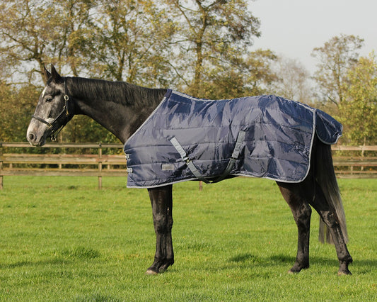 Staldeken nylon donkerblauw 300gram paardendeken