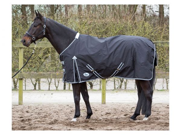 moeder symbool vochtigheid Regendeken Thor 0-gr Fleece voering kleur zwart paardendeken |  Goedkopepaardendekens.nl